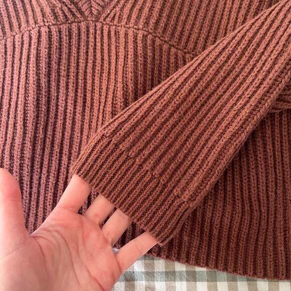 LA Hearts Cropped Side Slit Sweater - Picture 3 of 5